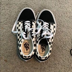 Checkered old school vans